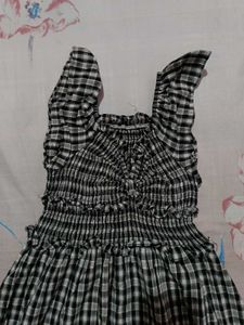 Gingham Ruffle Dress