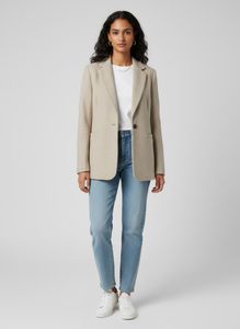 Beige Casual Blazer