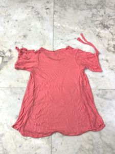Girl’s Pretty Coral  Top