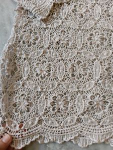 Crochet Lace Tunic Top