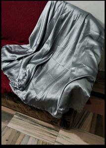 Shiny Silver Ethnic Skirt