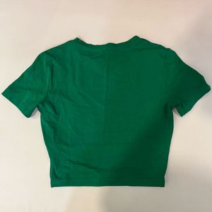 Green Cropped T-Shirt