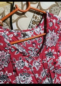 Green Floral Kurta set