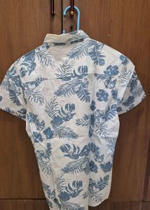 Men's Tropical Print Short Sleeve Shirt