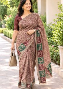 Unique Pattern Saree