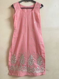 Blush Pink Sleeveless Mini Dress