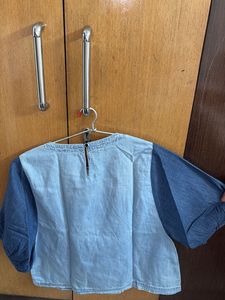 Cute Tom and Jerry Denim Top