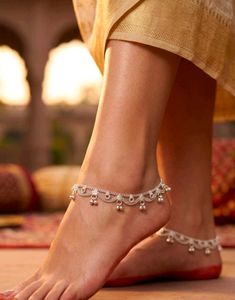 Elegant Silver Anklets