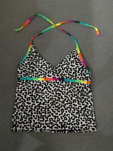 Funky Print Bikini Top