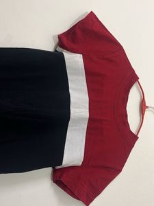 Color Block T-Shirt Dress