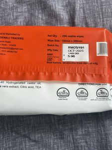 U4 Refreshing Wipes - Orange pack of 2