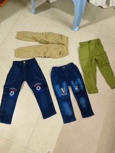 Boy pants pack of 4