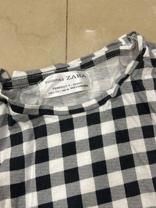 chessboard print t-shirt