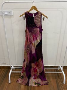 Orchid Printed Embellished Maxi Dress
