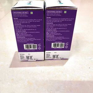 The Derma Co 10% Niacinamide Face Serum - 2 x 10 m