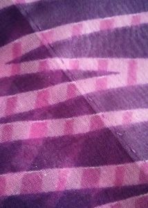 brand new Leheriya purple saree attached फॉल