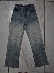 Stylish Blingy Light Wash Denim Jeans