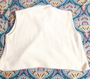 Cream Knit Vest