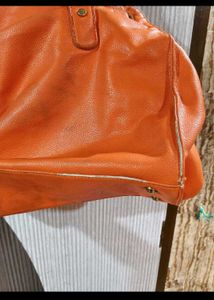 Bright Orange Handbag