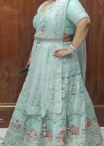 Brides Maid Lehnga - Powder Blue Color
