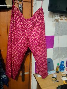 Golden Print Short Plazzo Pant