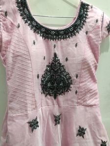 Anaarkali Kurta Set With Dupatta