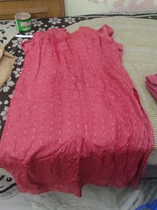 Pink Kurta Set with Pants