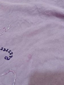 Pretty Purple Beaded Tunic Top