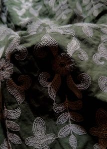 MANGO embroidered sheath dress