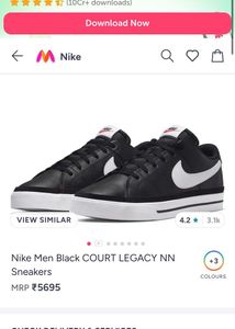 Nike Men Black COURT LEGACY NN Sneakers 100%ORIGNA