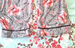 Floral Print Pajama Pants Set👖👖