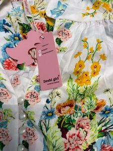 Floral One peice Dress