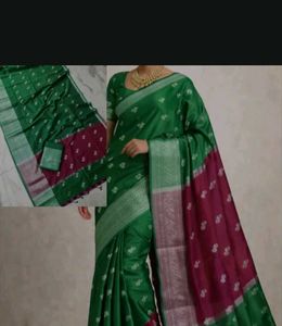 Soft Silk Allover Booti Saree