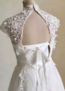 White Royal Princess Bridal Gown 🤍👑✨
