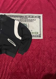 Black &amp; White Bomber Jacket