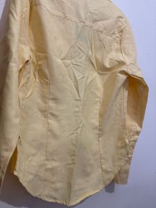 Classic Yellow Button-Up Shirt