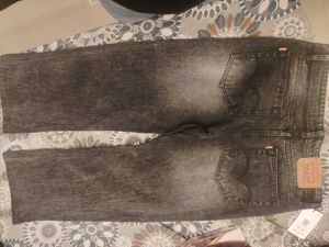 trendy charcoal baggy jeans