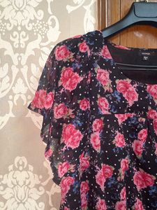 Beautiful Black Short Dress😍 XL Size