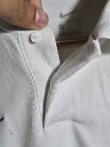 Nike Men's White Polo Shirt