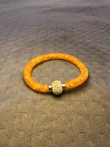 Orange Diamond Crystal Bracelet