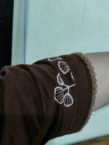 brown kurta set