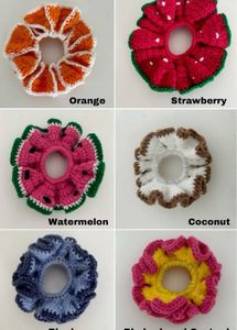 Handmade Crochet Scrunchie