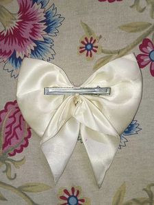 Elegant Satin Bow Hair Clip
