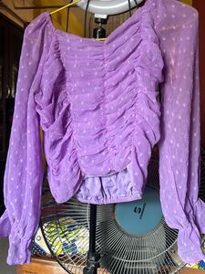 Lavender Coloured Top