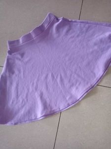 brand new Lavender A-line Mini Skirt