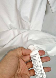 Zara White Graphic T-Shirt