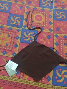 Brown Bikini Top