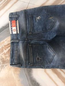 Blue Distressed Skinny Jeans