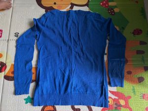 Blue Knit Cardigan
