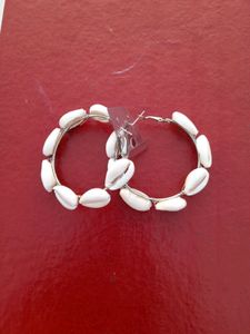White Earrings (New)